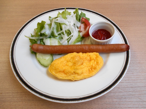 千葉県市川市市川１丁目にあるカフェ「Cafe de Riviere　リヴィエール」モーニングメニュー