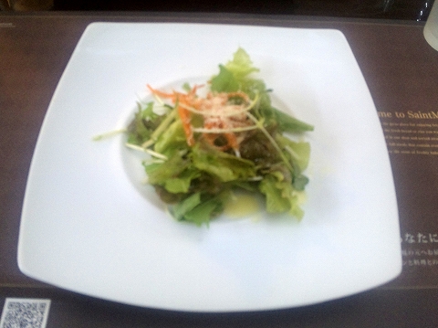 埼玉県入間市東藤沢３丁目にある「ベーカリーレストランサンマルク　武蔵藤沢店」サラダ