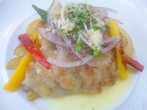 埼玉県入間市東藤沢３丁目にある「ベーカリーレストランサンマルク　武蔵藤沢店」若鶏と彩り野菜のグリル