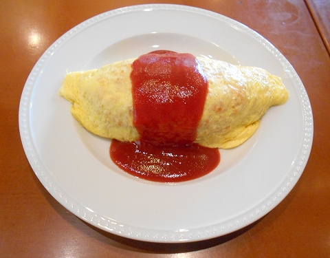 千葉県市川市市川南１丁目にある喫茶店 「カフェ アラビカ　CAFE ARABIKA　市川店」オムライス