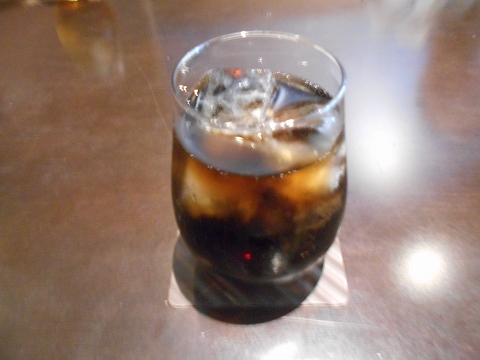 埼玉県越谷市千間台東１丁目にある鉄板ピストロのお店「la planche  ラ・プランシュ」セットのドリンクはコーラ