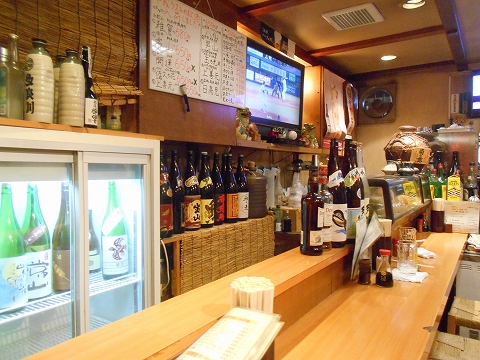 東京都練馬区練馬４丁目 ある焼鳥店「笑天やきとり 一輝」店内