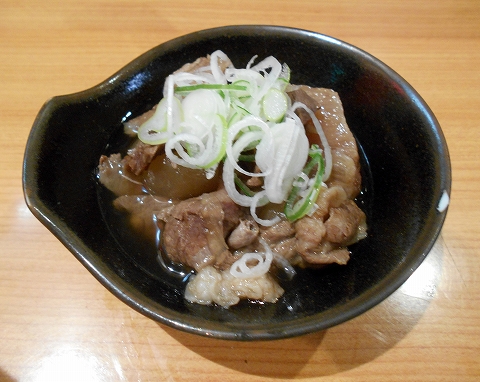 東京都練馬区練馬４丁目 ある焼鳥店「笑天やきとり 一輝」牛スジ大根