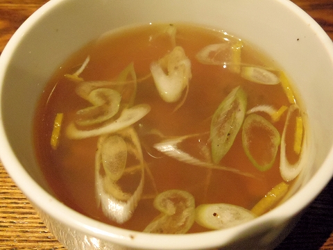 埼玉県越谷市千間台東１丁目にある鉄板ピストロのお店「la planche  ラ・プランシュ」ランチのスープ