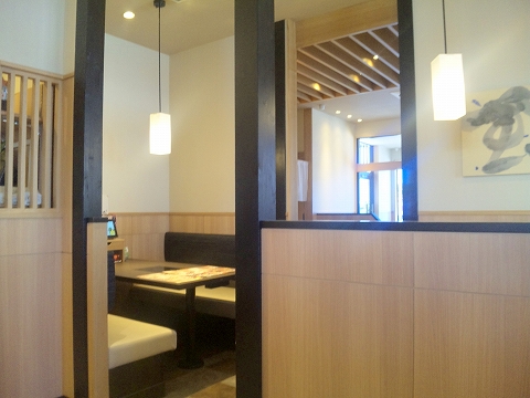 埼玉県所沢市北中１丁目にある和食、しゃぶしゃぶのお店「ゆず庵　所沢店」店内