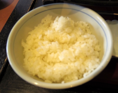 茨城県ひたちなか市西光地２丁目にある和食ファミリーレストラン「ばんどう太郎　ひたちなか店」ばんどう御膳のご飯