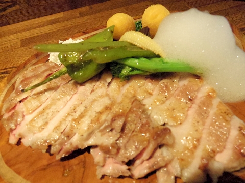 埼玉県越谷市千間台東１丁目にある鉄板ビストロのお店「la planche  ラ・プランシュ」富士幻豚のロースグリル