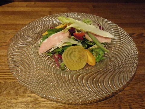 埼玉県越谷市千間台東１丁目にある鉄板ビストロのお店「la planche  ラ・プランシュ」ランチのサラダ