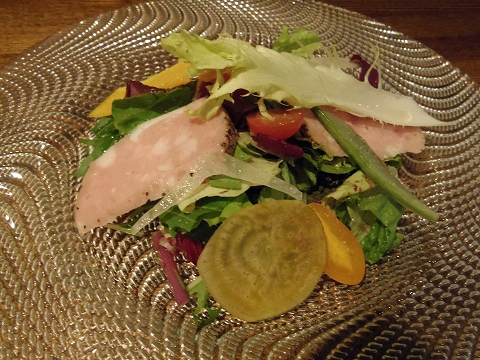 埼玉県越谷市千間台東１丁目にある鉄板ビストロのお店「la planche  ラ・プランシュ」ランチのサラダ