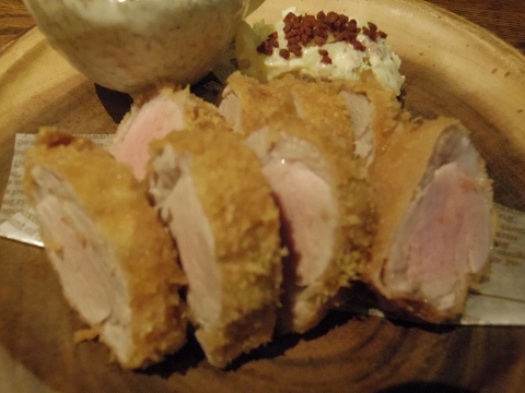 埼玉県越谷市千間台東１丁目にある鉄板ビストロのお店「la planche  ラ・プランシュ」富士幻豚ヒレとんかつ