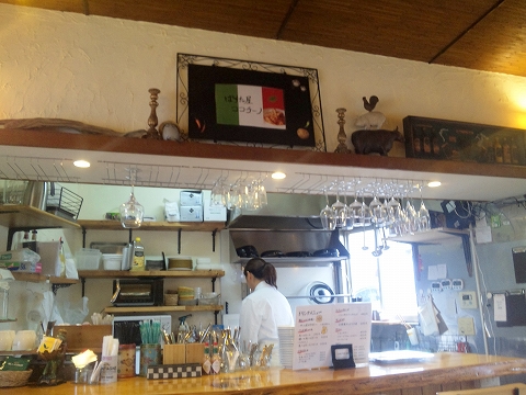 埼玉県越谷市袋山にあるイタリアンのお店「ぱすた屋　ココチーノ　大袋店」店内