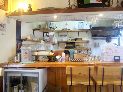 埼玉県越谷市袋山にあるイタリアンのお店「ぱすた屋　ココチーノ　大袋店」店内