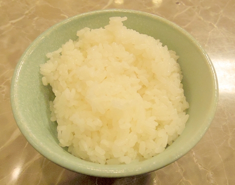 神奈川県川崎市川崎区小川町にある焼肉店「炭火焼肉 食道園」スペシャルランチのライス 神奈川県川崎市川崎区小川町にある焼肉店「炭火焼肉 食道園」スペシャルランチのライス