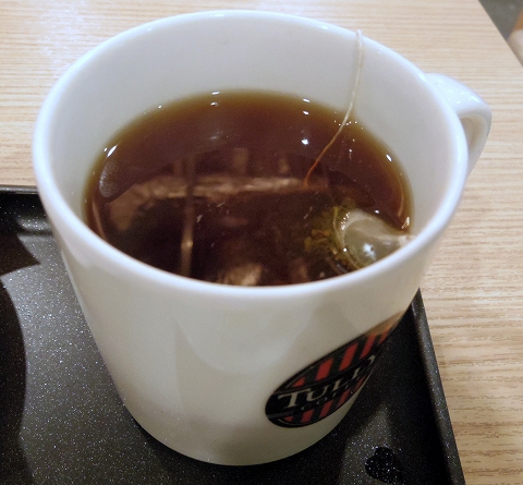 茨城県土浦市有明町にあるカフェ「TULLY'S COFFEE  PLAY atre 土浦店　タリーズコーヒー プレイアトレ土浦店」ホットティー