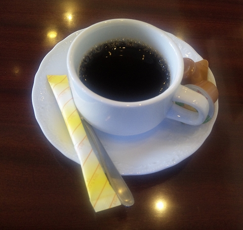 埼玉県所沢市北所沢にある中華料理店「上海料理　寒舎」ランチに付くホットコーヒー