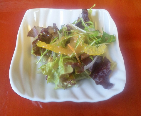 埼玉県所沢市北野３丁目にあるイタリアンのお店「北野の森」サラダ