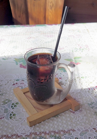 茨城県水戸市見川町にある洋食店「レストハウス時代屋」アイスコーヒー 茨城県水戸市見川町にある洋食店「レストハウス時代屋」アイスコーヒー