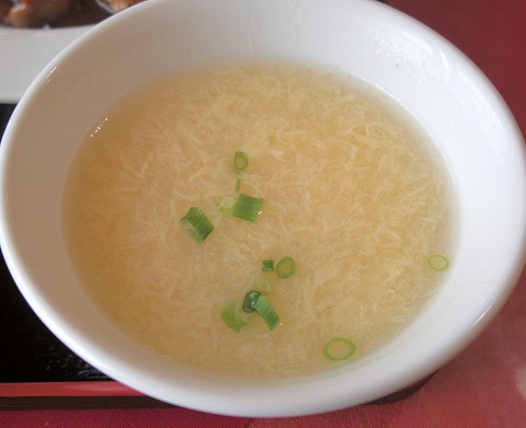 埼玉県越谷市千間台西４丁目にある「中華料理　喜」スープ