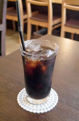 埼玉県入間市下藤沢にあるカフェ、ダイニングの「MAY 30.」和風ハンバーグ盛合定食のドリンク（アイスコーヒー）