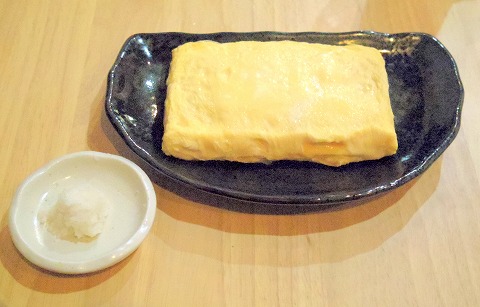 東京都練馬区田柄４丁目にある居酒屋「酒場B104」だし巻き玉子