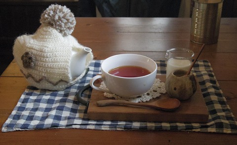 埼玉県越谷市大泊にあるカフェ「hana cafe」ホットティー