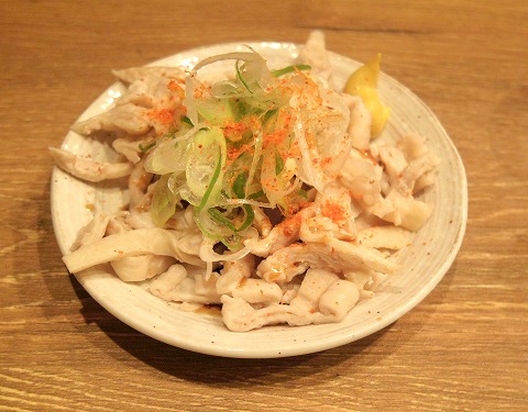 東京都練馬区豊玉北5丁目にある居酒屋「春田屋 練馬2号店」鶏皮ポン酢 東京都練馬区豊玉北5丁目にある居酒屋「春田屋 練馬2号店」鶏皮ポン酢