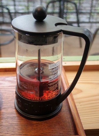 長野県上田市別所温泉にあるカフェ「Katsuraso Cafe ハレterrace　カツラソウ カフェ ハレテラス」ダージリンティー