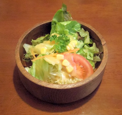 茨城県古河市緑町にあるハンバーグ、洋食の「レストラン ハンブルグ」ミックスランチ