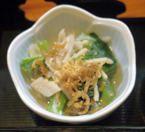埼玉県越谷市谷中町1丁目にある和食、居酒屋の「米やじゅんの助二合」お通し 埼玉県越谷市谷中町1丁目にある和食、居酒屋の「米やじゅんの助二合」お通し