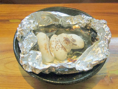 埼玉県越谷市谷中町1丁目にある和食、居酒屋の「米やじゅんの助二合」焼物(ふぐ白子松前焼きをポン酢で) 埼玉県越谷市谷中町1丁目にある和食、居酒屋の「米やじゅんの助二合」焼物(ふぐ白子松前焼きをポン酢で)