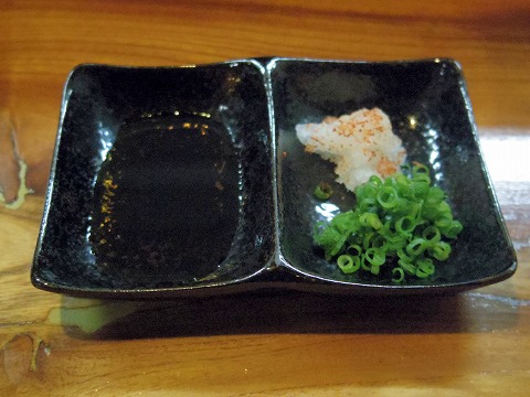 埼玉県越谷市谷中町1丁目にある和食、居酒屋の「米やじゅんの助二合」焼物(ふぐ白子松前焼きをポン酢で) 埼玉県越谷市谷中町1丁目にある和食、居酒屋の「米やじゅんの助二合」焼物(ふぐ白子松前焼きをポン酢で)
