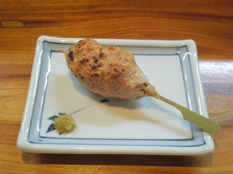 埼玉県越谷市谷中町1丁目にある和食、居酒屋の「米やじゅんの助二合」自家製鶏つくね串 埼玉県越谷市谷中町1丁目にある和食、居酒屋の「米やじゅんの助二合」自家製鶏つくね串