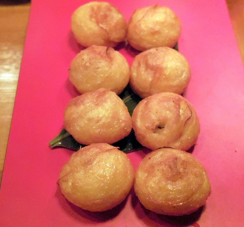 神奈川県川崎市中原区木月１丁目にある居酒屋「和風居酒屋 和乙酒房 満MARU まんまる」明石焼き8個