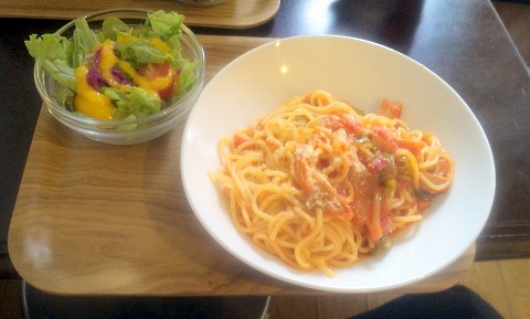 埼玉県越谷市平方南町にあるカフェ「Nico  Cafe」生パスタランチ