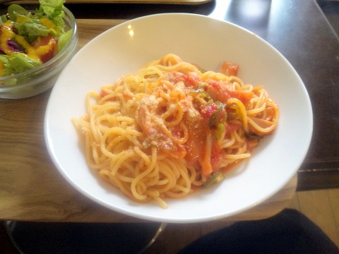 埼玉県越谷市平方南町にあるカフェ「Nico  Cafe」生パスタランチ