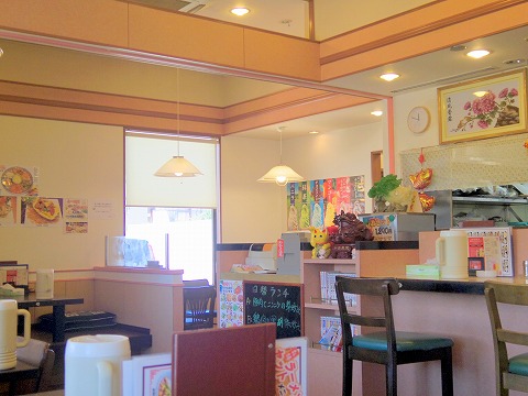 埼玉県狭山市大字北入曽にある「台湾料理 桜」店内