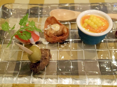 埼玉県春日部市中央１丁目にあるイタリアンのお店「すずkitchen」前菜盛合わせ５品