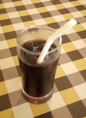 埼玉県春日部市中央１丁目にあるイタリアンのお店「すずkitchen」アイスコーヒー