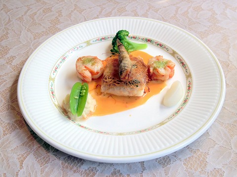 埼玉県さいたま市見沼区深作３丁目にあるフランス料理店「トロワ・ボー 　Trois Beaux」Bランチのメイン