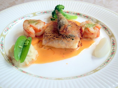 埼玉県さいたま市見沼区深作３丁目にあるフランス料理店「トロワ・ボー 　Trois Beaux」Bランチのメイン