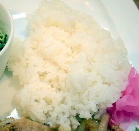 茨城県つくば市高見原１丁目にあるカフェ「marunacafe　まるなカフェ」マイルドジンジャーソースのポークソテー