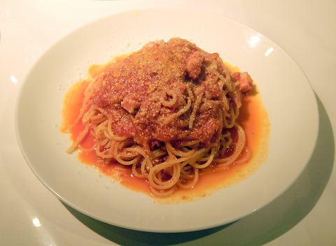 東京都豊島区東池袋１丁目にあるイタリアンのお店「オステリア ヴィン カフェ Osteria Vin CAFFE」アマトリチャーナ