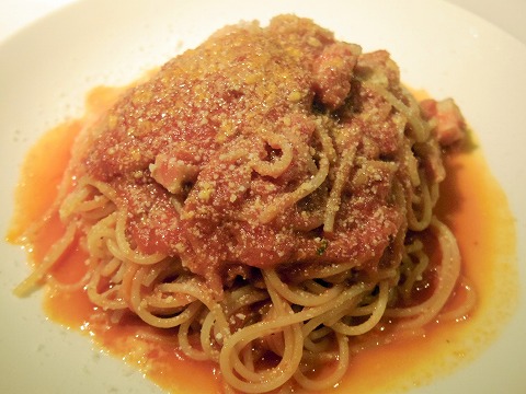 東京都豊島区東池袋１丁目にあるイタリアンのお店「オステリア ヴィン カフェ Osteria Vin CAFFE」アマトリチャーナ