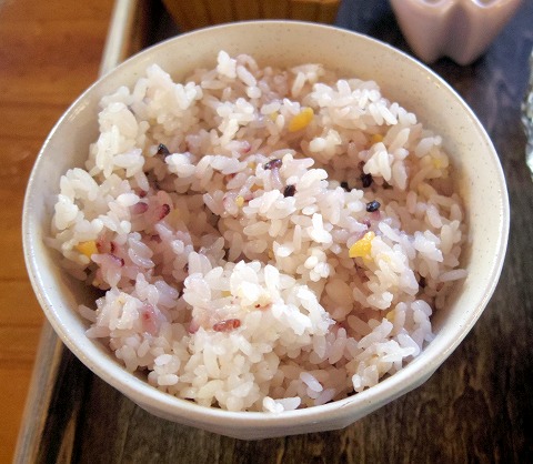 埼玉県入間市東町１丁目にあるカフェ「culture cafe Grandir  グランディール」さっぱりハンバーグと揚げなすのホイル焼きのセット