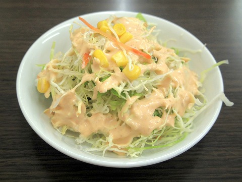 埼玉県所沢市和ケ原１丁目にあるインド料理の「サンガム　Sangam　狭山ヶ丘店」おすすめタンドリーセットのサラダ