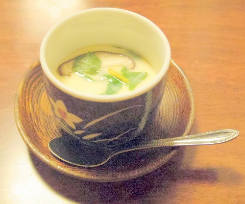 さいたま市岩槻区馬込にある寿司店「八恵寿司」茶碗蒸し