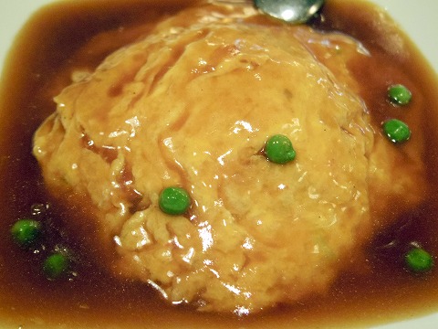 神奈川県横浜市中区本牧原にある中華料理店「創造中華 華星」カニ玉 神奈川県横浜市中区本牧原にある中華料理店「創造中華 華星」カニ玉