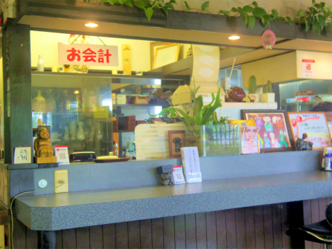 埼玉県川越市古谷上にあるステーキ、ハンバーグのお店「ステーキレストラン真」店内