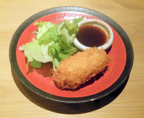 埼玉県越谷市南越谷１丁目にある焼鳥店「炭火焼鳥 串頂マルコ 南越谷店」カニグラコロッケ