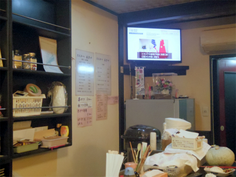 神奈川県横浜市中区本牧町２丁目にあるとんかつ店「喜多や」店内
